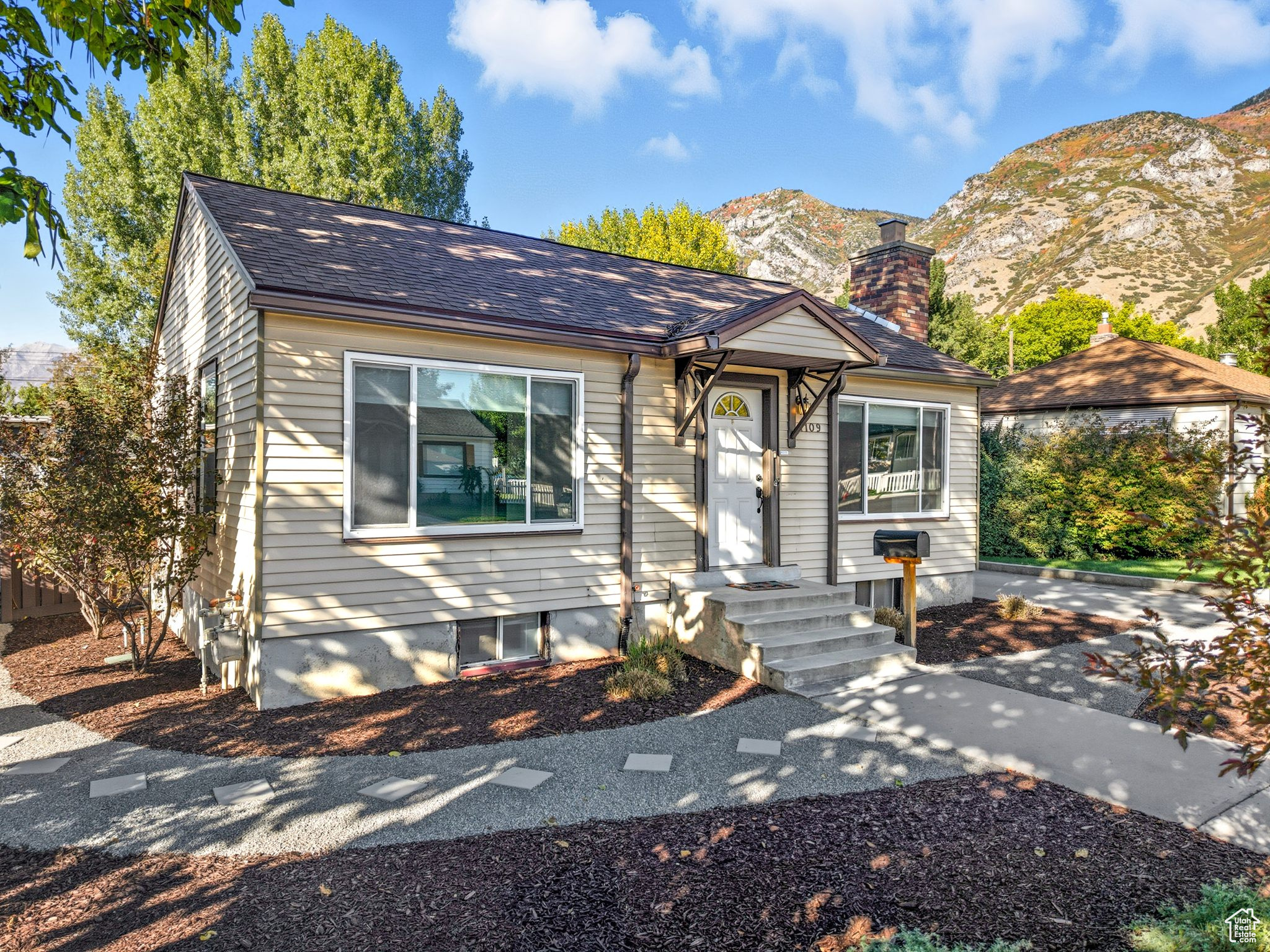 Welcome to this delightful 3-bedroom, 1-bathroom home nestled on the peaceful southeast side of Provo. Built in 1943, this classic residence blends vintage character with thoughtful updates. Situated on a beautifully minimalist landscaped .17-acre lot, it offers both privacy and curb appeal with room to relax or entertain. Located in a cute, quiet neighborhood in the middle of Utah County, you'll enjoy easy access to local schools, parks, shopping, and all the best of Provo living. Whether you're a first-time buyer, looking to move up from sharing walls, or seeking an investment opportunity, this charming home is ready to welcome you. Don't miss it!
