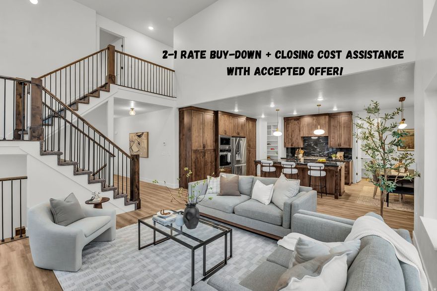 ****2-1 Rate Buy-Down available + closing cost assistance with accepted offer!**** Exceptional custom-built home set high on the coveted North Ogden Bench beneath Ben Lomond, capturing sweeping mountain and valley views. This fully finished residence offers 3,602 sq ft of thoughtfully designed living space, featuring 6 bedrooms, 3.5 bathrooms, and a dedicated office/den-perfectly tailored for both everyday living and refined entertaining.  At the heart of the home, the kitchen showcases beautiful custom cabinetry, abundant storage, a spacious walk-in pantry, and quality finishes that seamlessly blend function with style. Throughout the home, rich woodwork details and built-in storage highlight the craftsmanship and attention to detail that truly set this property apart.  Open, light-filled living spaces create an inviting and elevated atmosphere, while the fully finished basement provides additional versatility for gatherings, guests, or recreation. A spacious 3-car garage offers ample room for vehicles, storage, and outdoor gear, complemented by a dedicated RV pad for additional parking and convenience.  Ideally located near top-rated schools, scenic trails, and local amenities, this home offers a rare opportunity to own on the Ben Lomond Bench-one of North Ogden's most sought-after locations. Even more compelling, it is currently the most competitively priced home in the subdivision, delivering exceptional value without compromise.