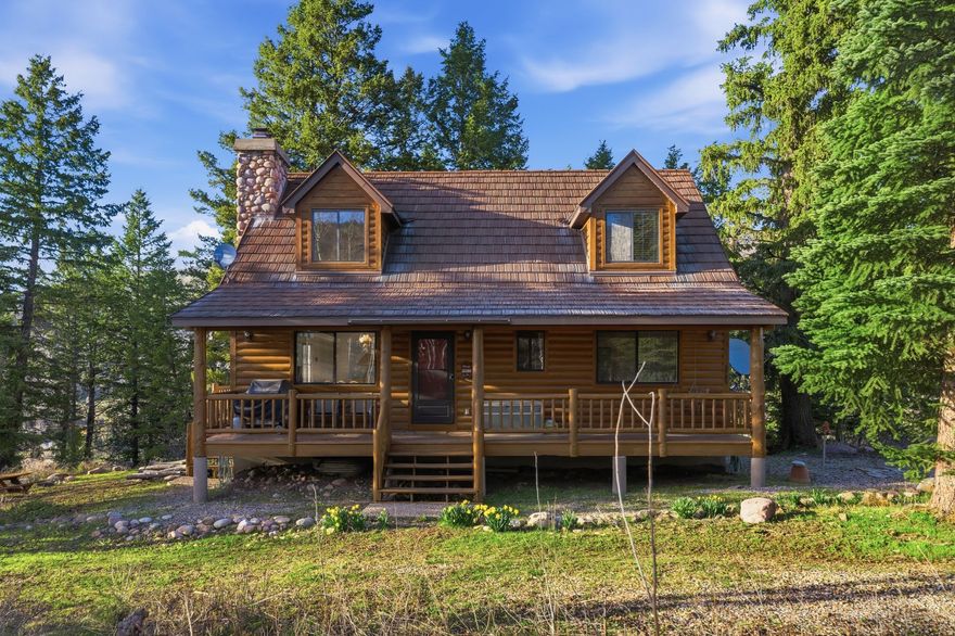 Nestled in the pines above Smith and Morehouse Creek, at the end of a quiet dead-end street in the coveted Pine Mountain community, sits a wonderful 2,136 sq. ft. cabin retreat on 1.11 acres. This 2-bedroom, 2-bath home with a massive loft - perfect for sleeping all the grandkids - is everything a mountain escape should be.  The main level is light and bright, featuring soaring ceilings that open up to the loft, a cozy living room, and an open-concept kitchen. The primary suite is conveniently located on the main floor, and a functional mudroom/laundry room keeps the mountain mess contained. Step outside onto the serene deck to unwind with stunning sunsets and the soothing sounds of Smith and Morehouse Creek just below.  Downstairs, you'll find a game room, a second bedroom, a full bathroom, and a utility room - plenty of space for guests and storage alike.  For those looking to expand, the adjacent .58-acre lot is separately listed at $125,000 - a rare opportunity to secure additional privacy, space, or a future build site right next door.  Pine Mountain is a gated, seasonally accessible cabin community just 9 miles east of Oakley, UT, beloved for its access to the national forest, a community horse pasture, and tennis courts.  Square footage figures are provided as a courtesy estimate only.  Buyer is advised to obtain an independent measurement.