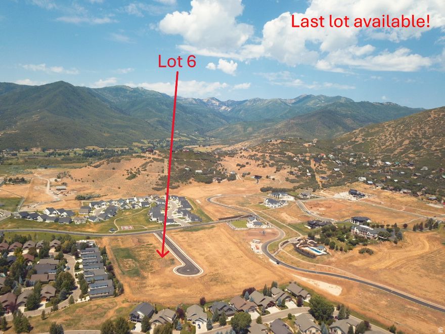 Lot #6 at the Farm at Wilson Lane - the last remaining lot in this quiet, exclusive, farm community where one acre lots are the norm. Bring your own builder and create your dream home with access to all the best of outdoor living:  trails, resorts, lakes, rivers, and mountains. Cul-de-sac. Horse property. Excellent valley and mountain views. No HOA.  If you've considered Utah's Wasatch Back for a primary or secondary residence -- or even as an investment -- this is one of your best opportunities. Parcels like these are/will be increasingly hard to find. These lots and this location have LIFESTYLE written all over them.