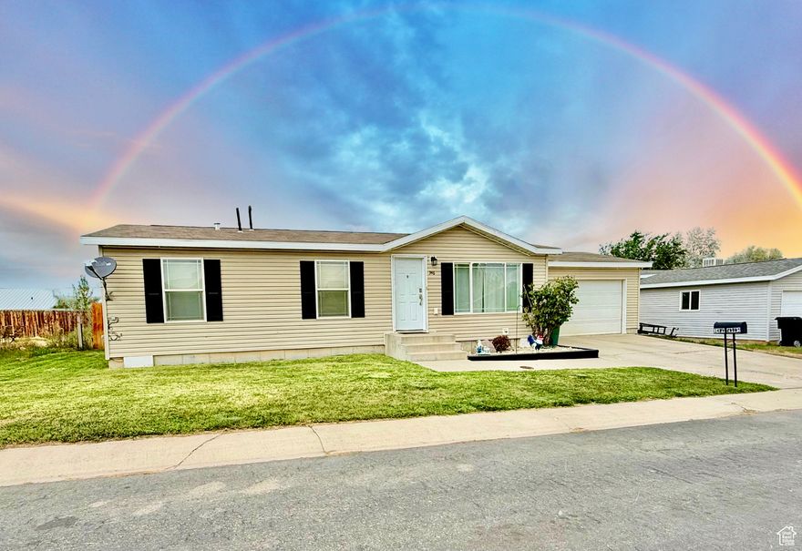 Cozy & Beautiful home! Recently updated with new flooring installed throughout the home! Fully landscaped yard with a large backyard patio for all your outdoor entertainment/BBQ's with a view of your own personal garden! This home offers 2/3 bedrooms (One room is a Den but has no closet.) It could easily be turned into an office, nursery, or guest suite! 2 Car garage for storage/parking. This home is move in ready, and is ready for a new family and their adventures!