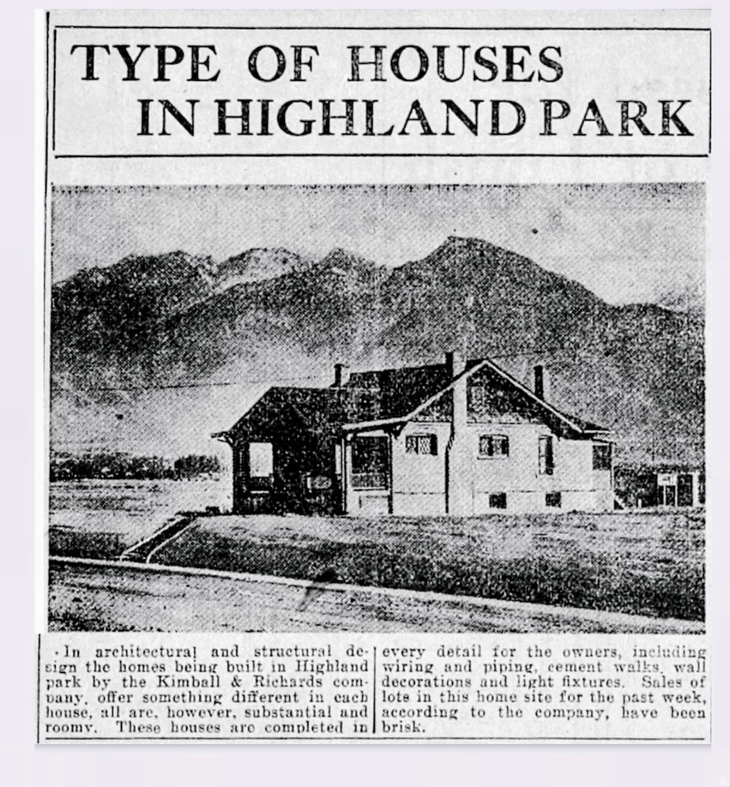 HIGHLAND PARK PLAT A - Residential