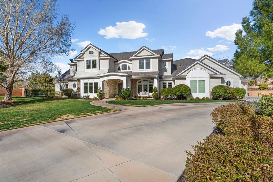 Nestled in the prestigious Old Farm neighborhood, this stunning Craftsman-style estate offers an unparalleled blend of luxury, privacy, and timeless design. A true sanctuary, this builder's own home showcases impeccable craftsmanship and thoughtful details that enhance both beauty and livability, inside and out. Situated on more than an acre of private, pristine land, this estate offers resort-style living, in a home that exudes luxury, comfort, and joy. Just imagine arriving home each day to this stunning residence, stepping through the exquisitely crafted interiors to expansive covered patios outside where a custom freeform saltwater pool and spa awaits complete with multiple sun shelves, elegant decorative lighting, and mesmerizing Luminair fountains.   Your private retreat includes meticulously landscaped lawns and gardens, a pickleball court, a fire pit lounge, a playground, and sprawling lawns framed by mature trees, rock walls, and wrought iron fencing. A private gate at the rear provides RV access and storage, seamlessly adorning the neighboring open space with its Mediterranean-style estate and equestrian grounds.  Inside your personal oasis the luxury living is even better with expansive main-floor living complemented by soaring vaulted and coffered ceilings, beautiful floors and windows, intricate trimwork, and inviting spaces all around in an abundance of natural light. The grand entryway leads to a formal living area and two executive offices outfitted with custom built-in desks, cabinets, and shelving. Two distinct family living rooms provide both entertainment and relaxation, while exquisite detailsincluding chair rails, wainscoting, board and batten, decorative columns, and backlit glass display shelvinginstill an atmosphere of refinement. Luxury engineered hardwood floors extend throughout the common areas, with plush high-end carpeting lending warmth to the bedrooms.  The gourmet kitchen is a masterpiece, crowned by a dramatic barrel-vaulted ceiling and outfitted with professional-grade Wolf appliances, a custom-paneled refrigerator-freezer, a stunning quartz island, and abundant cabinetry and counterspace. A formal dining area and spacious butler's pantry enhance its elegance and practicality..  The upper level offers additional private bedroom suites including one with its own entrance above the four-car garage, functioning as an Accessory Dwelling Unitideal for guests, extended family, or a personal wellness retreat. This space features a dedicated exercise room with a Tonal training system and a steam sauna. State-of-the-art smart home technology ensures effortless convenience, including a Vivant security system, embedded Frame TVs, a hybrid Nest-controlled five-zone HVAC system, whole-home surround sound with a VSSL multi-channel music controller, double oversized water heaters with a recirculating system, a full-house soft water system, and reverse osmosis water filtration for the kitchen and pot filler. At night, a Gemstone under-eave lighting system casts a soft, customizable glow over the home.  Rarely does a property of this caliber become available in such a sought-after location. A residence of true distinction, offering privacy, elegance, and an exceptional lifestyleall within minutes of the best the area has to offer.