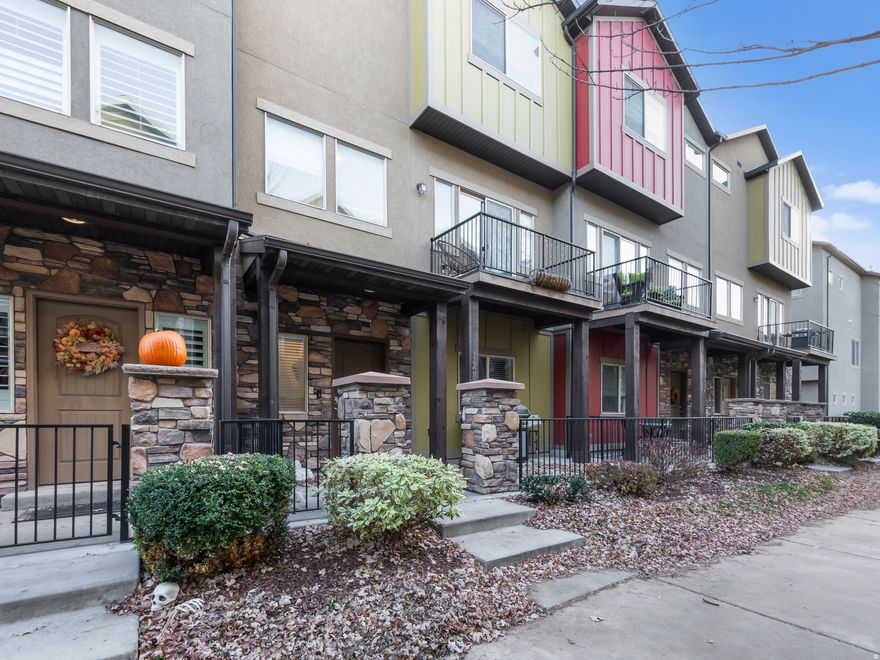 Discover the perfect blend of contemporary design and unparalleled convenience in this stunning townhome. In the heart of south Salt Lake this home offers an open concept living area, this floor plan seamlessly connects the living, dining, and kitchen spaces, making it perfect for entertaining and family life. The kitchen features stylish granite countertops, a huge kitchen island and shaker cabinets. Here you will find 4 bedrooms and 3 baths, a huge primary bedroom with a walk-in closet and en-suit bath. Spacious 2 car garage, outdoor balcony perfect for gardening or relaxing, perfect for active lifestyles. Close to parks, freeways and shopping. ALL appliances are staying including washer and dryer! HOA pays for insurance, earthquake insurance, water, sewer, trash, maintenance and snow removal.