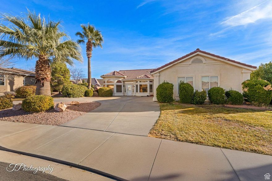 Check out this beautiful 3 bed, 2.5 bath home centrally located in St George. Lots of windows let in natural light enhancing the open feeling, while the large fenced backyard allows you to entertain small groups, large gatherings & everything in between. Close to schools, shopping & entertainment, and minutes away from hiking/biking trails, state & nat'l parks and more! NO HOA