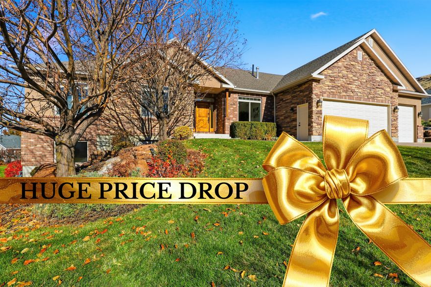 Experience timeless luxury in this beautifully renewed cliffside home.  Located in the Quail Bluff Subdivision, enjoy fresh interior paint, new carpet, and a newly finished epoxy-coated floor in the spacious 3-car garage. With 7 bedrooms and 5 bathrooms including a one-bedroom studio with its own bath, this home offers exceptional flexibility for guests, extended family or multi-generational living arrangements.  Inside, enjoy granite countertops, double ovens, 2 sinks, wood flooring,  large walk-in pantry and a drinking fountain. Three family rooms and a bonus room above the garage, providing plenty of space for work, entertainment, or relaxation. The basement features radiant heating for year-round comfort. Modern conveniences include a central vacuum system, two washers and dryers, two fireplaces, and two water heaters.  Set on a .36-acre lot, the property showcases an open backyard with fruit trees, a half-court basketball area, and a large covered deck ideal for outdoor gatherings. Enjoy breathtaking mountain views and close proximity to scenic hiking trails. This home combines luxury, functionality, and location in one exceptional package.  Square footage figures are provided as a courtesy estimate only and were obtained from county records. Buyer is advised to obtain an independent measurement.