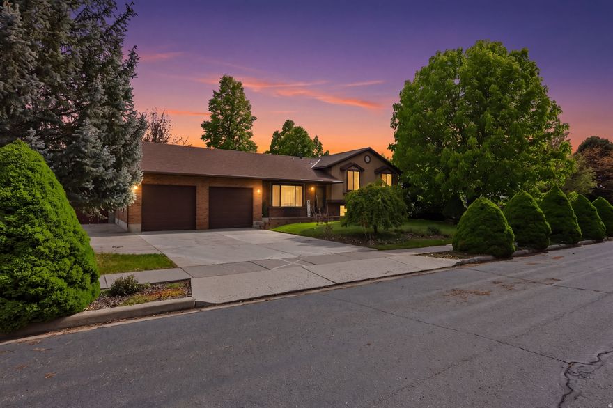 WELCOME HOME to this charming 5-bedroom, 3.5-bath home in the heart of Highland, surrounded by stunning MOUNTAIN VIEWS! Step into the expansive front living room - perfect for welcoming guests - which flows seamlessly into the dining area overlooking the beautiful backyard. The spacious kitchen features a breakfast bar, built-ins, and abundant storage throughout. This well-maintained home offers the perfect balance of comfort and functionality - ideal for both entertaining and quiet nights in. The primary suite includes a private bath, while being filled with natural light and inviting views of your own backyard retreat. Outdoors, the fully established yard is a true standout - lush, private, and ready to enjoy from day one. Garden beds provide space to grow your own veggies, while the large deck invites you to relax and unwind. Enjoy the charming pergola all season long, and a built-in slide adds a fun, unique touch! The property also features an impressive BACKYARD WORKSHOP and ample RV & BOAT PARKING - perfect for all your toys. SOLAR PANEL SYSTEM keeps utility bills low! With generously sized bedrooms, functional living spaces, and a setting that feels welcoming, this home is more than just a place to live - it's a place to create lasting memories. Enjoy the quiet, tree-lined streets of Highland! This wonderful home CAN BE YOURS TODAY!