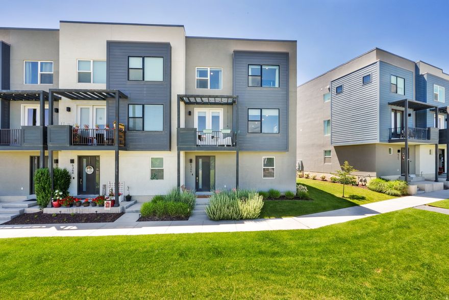 ***Open House Saturday, January 31 from 11:00 AM - 1:00 PM***PREFERRED LENDING OFFERING A 1 YEAR BUYDOWN IN INTEREST RATE AGENTS CHECK AGENT REMARKS FOR CONTACT INFORMATION. Come fall in love with this light-filled end-unit townhome in the heart of Daybreak! Located right across from a park and wide-open green space, you'll enjoy beautiful mountain views and a peaceful, open setting. Inside, the home offers open, airy living spaces, three spacious bedrooms, and 2.5 bathrooms, perfect for comfortable, modern living. Best of all, you're just a short walk to so much of what Daybreak has to offer! Buyer to verify all MLS information, including square footage.