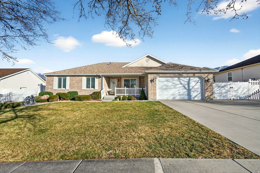 Immaculately maintained and loved, this beautiful all-brick home offers the perfect mix of comfort and convenience. Built in 2001, it has been exceptionally well cared for and it truly shows in every detail. Inside, the home features 4 bedrooms and 3 bathrooms with a functional layout that is perfectly suited for single-level living. The basement includes 1 finished bedroom and 1 finished bathroom with the remaining basement space unfinished, giving the next owner the opportunity to create whatever they want! Major updates have already been completed, including a new roof in 2023 with 30-year shingles, furnace and water heater replaced in 2020, and a water softener added in 2023. The home also offers beautiful hardwood floors, a central vacuum system, extra garage space, and a ton of storage!  Outside, you'll love the beautifully landscaped front and backyard and the covered patio perfect for relaxing or entertaining. The home is located in a great neighborhood just minutes from everything in town. Move-in ready and truly a must see!  Square footage figures are provided as a courtesy estimate only and were obtained from county records . Buyer is advised to obtain an independent measurement.