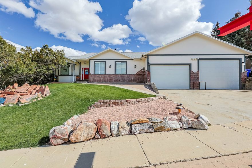 This stunning home is on an equally stunning piece of property! The home has been built with the highest standards in construction. The beams are steel, the ceilings are 10 throughout the upstairs and downstairs. There are 5 bedrooms and 4 3/4 baths and has 2 ovens, 2 refrigerators, 2 dishwashers which makes the kitchen/great room a perfect place to entertain.  Everything you need is on 1 level. But just in case you need more of everything, you can finish the walk-out basement for a total of 5470 square feet. The deck runs along the entire back of the home and is perfect to sit and watch the local wildlife that inhabit the foothills of Tooele.  The garage is a 4 car with a bay for a large RV. There is an 88ft pad next to the garage. The roof was replaced in 2024, The furnace has been replaced within the last 9 years. The furnace has a 5 ton condenser , 16 Sear. Make an appointment to see this one of a kind home!