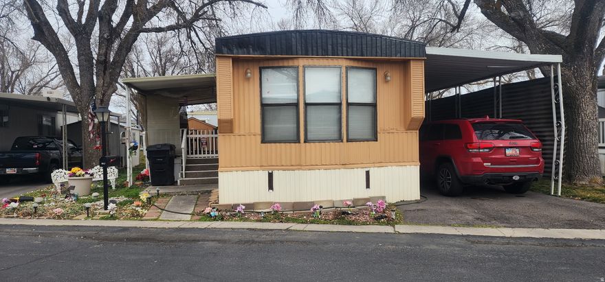 2 bed, 2 bath home in a quiet 55+ West Valley community! Functional layout with great potential. Move-in ready with opportunity to update and add value. Covered parking, outdoor space, and convenient location near shopping and dining.