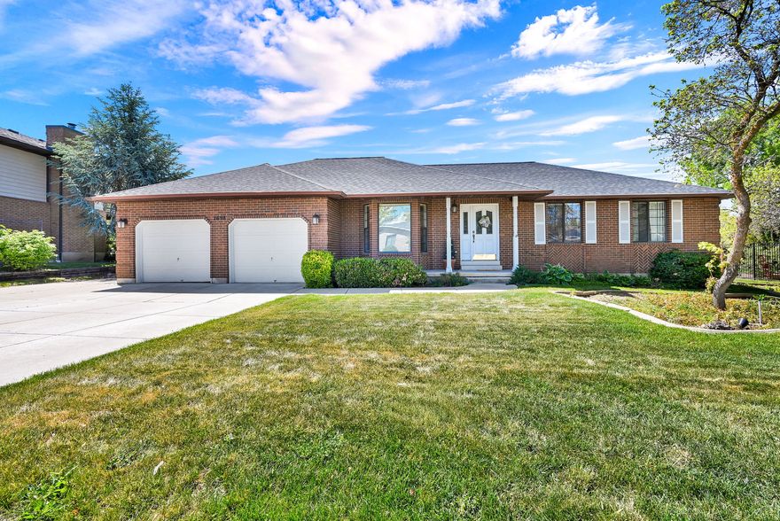 An all brick home is timeless and in a great neighborhood in East Layton this won't last long! This home features 5 bedrooms, 3 baths and plenty of family space and storage. The prime location is gorgeous with mountain views and gives easy access to Highway 89 and Antelope Drive. You'll have the peace of mind knowing that the Roof, Water Heater and HVAC system have all been replaced within the last 5 years. The fully fenced yard has privacy, a spacious deck off the kitchen for entertaining, a private deck off the primary bedroom, and plenty of extra storage in the 8x10 shed that rest on a cement pad. Room for RV or extra parking, 220 in the garage, and ALL appliances will remain with the home including the freezer in the garage. This house has been well taken care of and with a few easy updates you could easily transform it into your dream home!  The home is currently occupied and the seller has asked for ALL showings to be scheduled through Aligned with at least a few hours of advanced notice. Square footage figures are provided as a courtesy estimate only and were obtained from county records.  Buyer is advised to obtain an independent measurement.