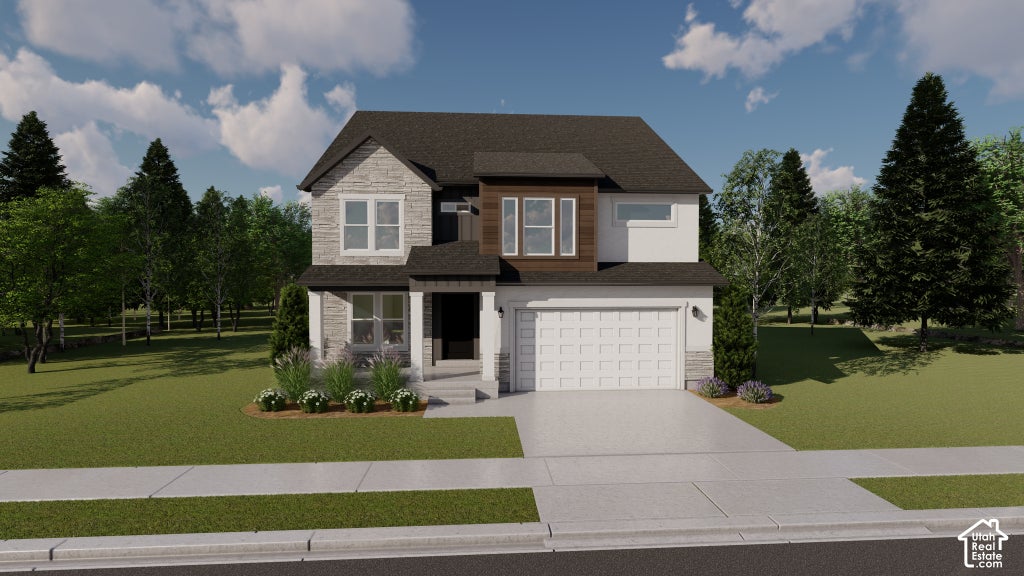 Photo of 6429 W ECHO ROCK CV S #4054, Herriman, UT 84096 (MLS # 2193842)