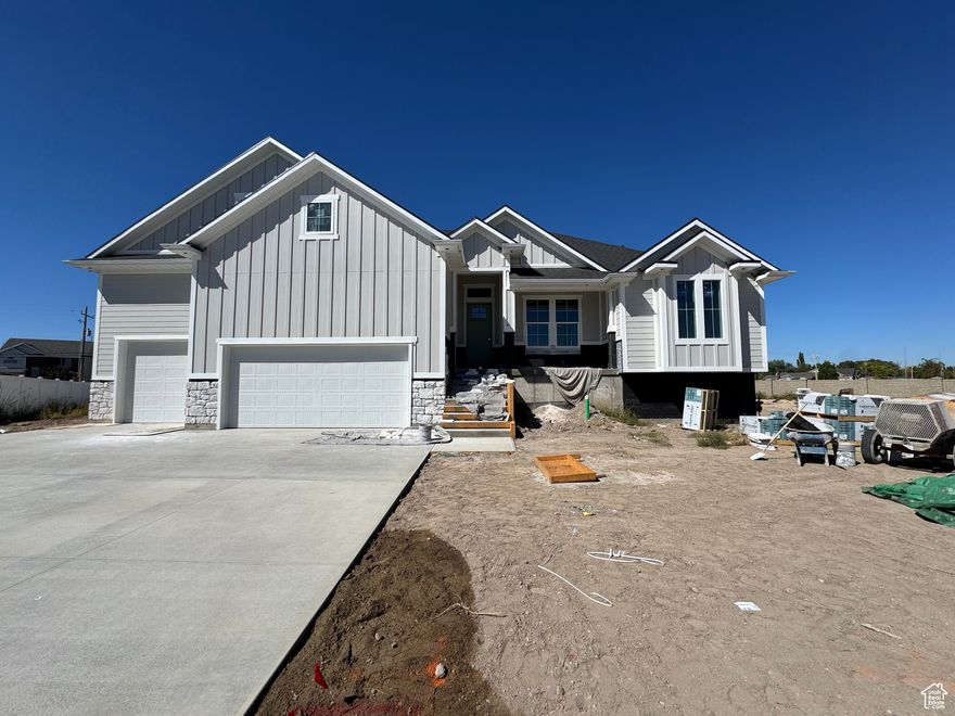 Pictures updated 9/24. Estimated completion 30-45 days. AWESOME NEW HOME! This home is a great value! Custom finishes throughout. Oversized third car garage. Located near the new West Point, elementary and junior high. We have other lots in several neighborhoods if you want to custom build a home. Call listing agent for more info.