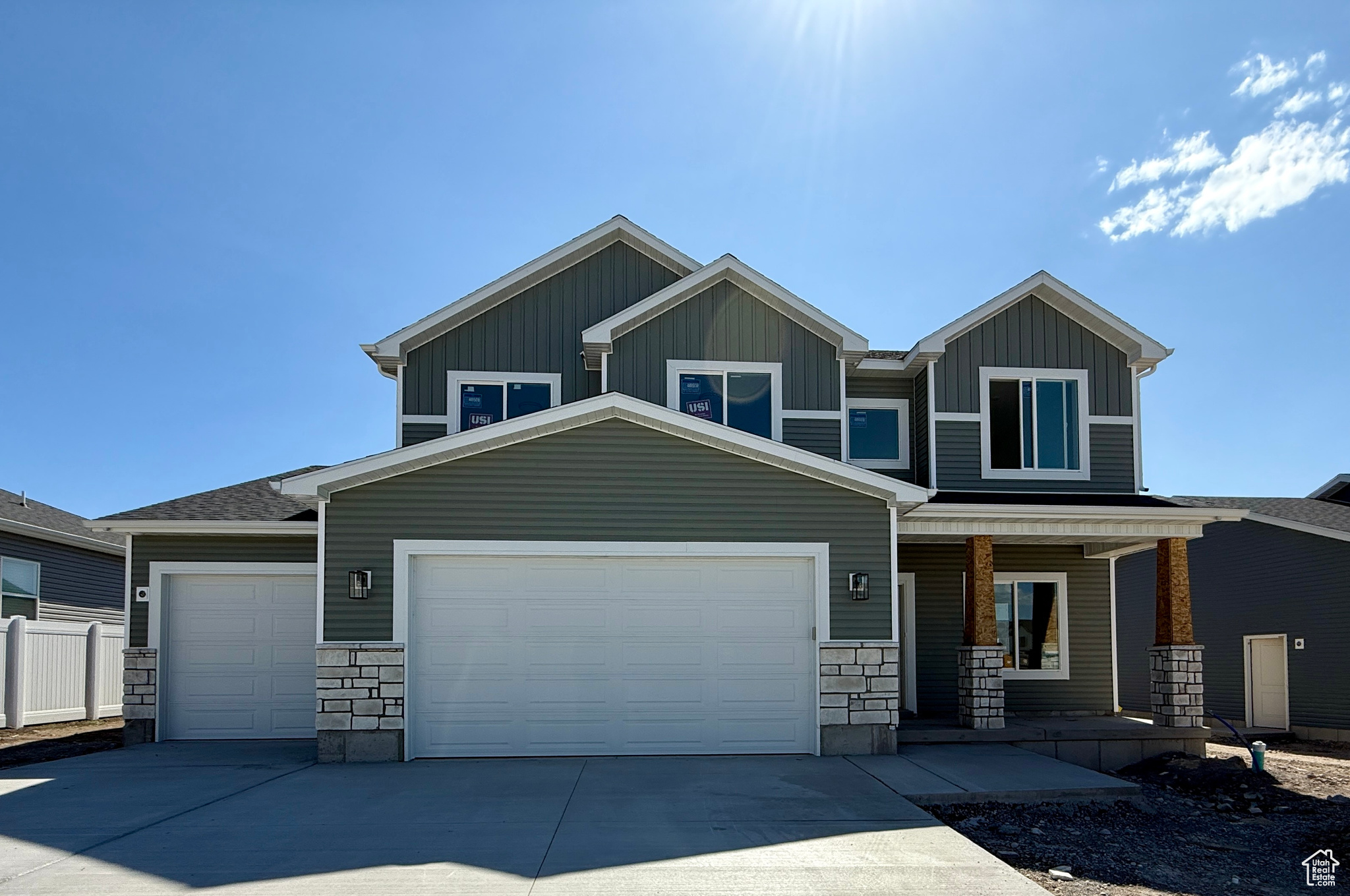 PROMO- Save 4% on this home now until Oct 3rd at 5pm. That can be used for concessions, purchase price reduction, whatever works best for the buyer. This home is located in our highly sought after Smithfield community, Golden Forest. Welcome to the Ashland: Effortless Everyday Living! This spacious two-story home is designed for modern lifestyles. Step inside to find a dedicated office space, perfect for remote work. The open-concept kitchen and living area create a bright and inviting space for gatherings. The kitchen boasts a large pantry and seamless flow to the mudroom, where a convenient bench near the garage door provides the perfect drop zone for busy families. Upstairs, four bedrooms offer comfortable retreats, including a luxurious master suite with a walk-in closet. A spacious loft provides versatility for a playroom, home theater, or additional living space. The Ashland blends functionality and style, ideal for today's families. Estimated Completion: Oct 2025 community to include pickleball courts, clubhouse, etc. HOA Does cover 1GB of fiber internet!