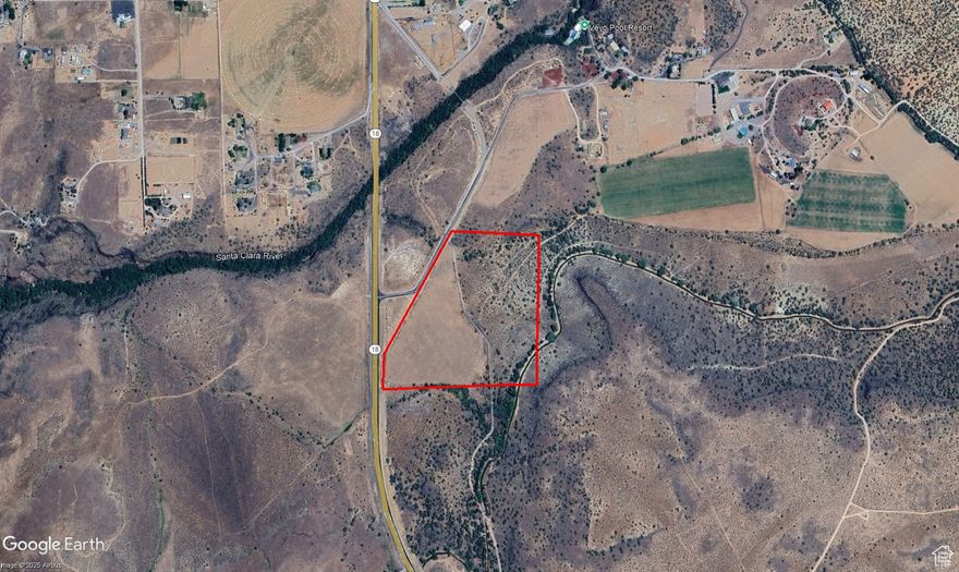 +/- 29.73 Acres Available. Includes 80' x 50' x 16' Barn and 14 Shares of Baker Irrigation. Fully fenced with frontage on Highway 18 and Veyo Resort Road. Located just south of the town of Veyo surrounded by recreation areas Veyo Volcano, Santa Clara River, Dixie National Forest, Snow Canyon State Park, and Gunlock Reservoir. Zoned A-10 allowing agricultural, residential, recreational uses. Power and Culinary to property.