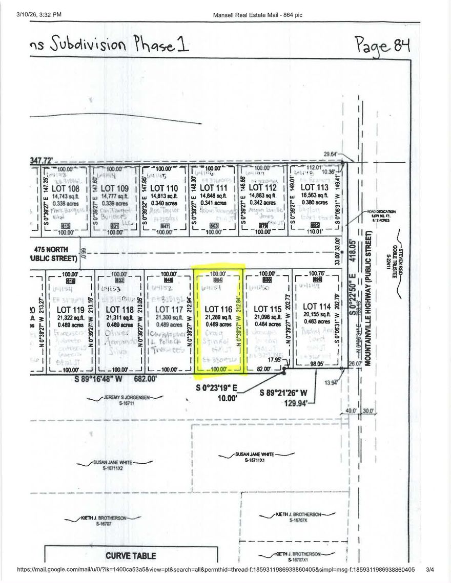 Live life and slow down in Mt Pleasant.  Access the LaSalle mountains every day.  Enjoy the local eateries all along the valley.  Visit the Wasatch Academy.  Breath in the clean clear air.  This is where you should be and the lot you should be building on.  Almost 1/2 acre lot with ALL utilities stubbed.  One of the few in all of Mt Pleasant.  Dream, permit, build and live your best life.
