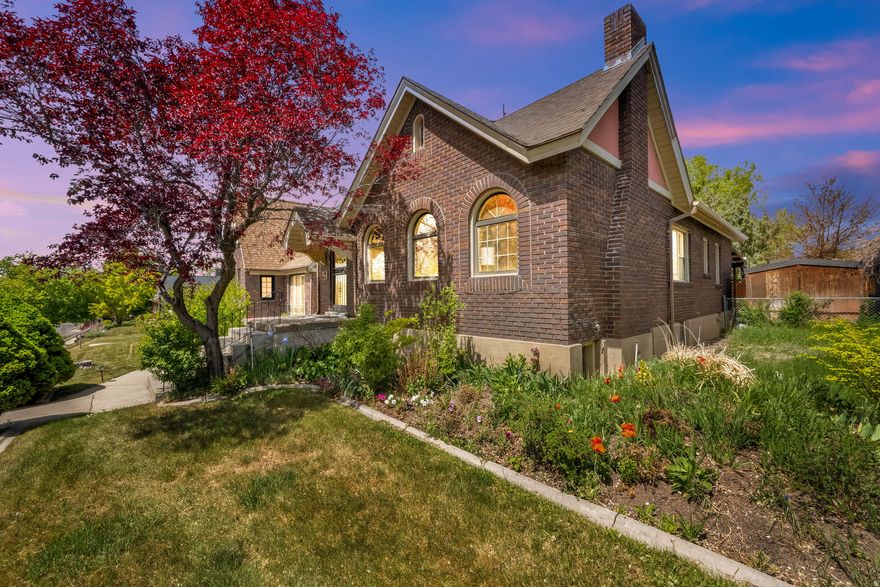 Timeless Tudor in the heart of Sugar House, built in 1927 and offered for the first time since it was originally constructed. This home has been lovingly cared for by the same family for nearly a century, preserving its character, craftsmanship, and story in a way that is rarely found.  From the moment you walk up, you can feel the history. The handmade front door, crafted by the original owner's father, sets the tone for the detail and pride that lives throughout the home. Inside, you'll find mostly original features that have been beautifully maintained, giving it that authentic charm that simply can't be replicated.  The backyard is just as special, featuring a unique fountain and a private patio space complete with a small outdoor kitchen and cupboard area, perfect for relaxing or entertaining.  Homes like this don't come around often. A true legacy property in one of Salt Lake's most sought-after neighborhoods.
