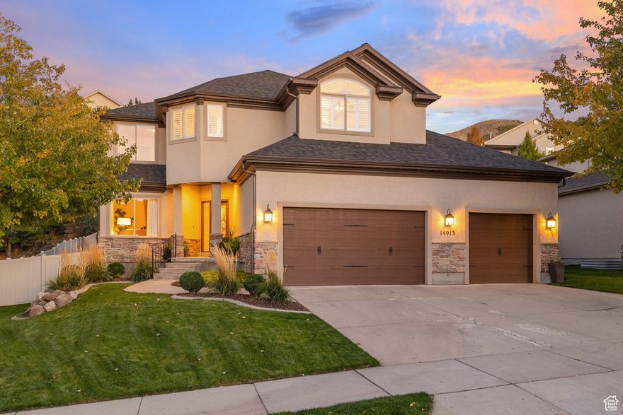 Welcome to a Draper home where timeless design meets modern refinement. Completely updated from top to bottom, this residence exudes style, comfort, and sophistication. The main level showcases rich hardwood floors, fresh designer paint, and an open-concept floor plan that flows seamlessly between the living, dining, and kitchen areas. Every inch has been thoughtfully curated with high-end finishes that elevate everyday living.  Upstairs, you'll find four spacious bedrooms including a luxurious primary suite featuring a spa-inspired bathroom and an expansive walk-in closet. The fully finished basement adds two additional bedrooms, a full bath, and a large second living area perfect for movie nights, game days, or guests. With brand-new carpet, designer lighting, and custom details throughout, the home feels both new and warmly inviting.  Step outside to a private, beautifully landscaped backyard designed for connection and relaxation, complete with a gas hookup for an outdoor fireplace and BBQ; the ideal setting for entertaining under the Draper sky.  Situated just minutes from South Mountain Golf Course, scenic hiking trails, and Draper's best dining and shopping, this home also lies within the prestigious Corner Canyon High School district, one of the highest-rated in the state. Combining elegant updates, functional living, and a premier location, this Draper gem offers the complete package for today's discerning buyer.