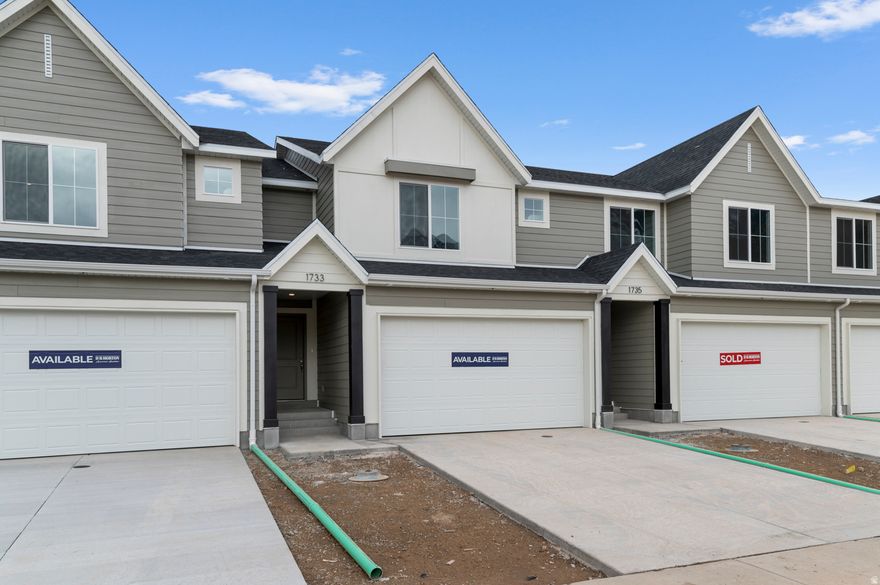 *Special Low Interest Rates Available* New MILLBROOK townhome with 2-car garage, Open living on the main floor with a half bath. Quartz kitchen and bathroom countertops, laminate flooring, cabinets, pantry, coat closet, and additional unfinished basement for storage. The second floor has three bedrooms including a primary bedroom suite with a private bath, walk-in closets, laundry, and another full bathroom for the other two bedrooms. Enjoy a concrete pad 9' x 24' in the back for family BBQs! Ask me about our generous home warranties, active radon Mitigation System, and Smart Home Package, which is included in this home. The actual home may differ in color, material, and/or options. Pictures are of a finished home of the same floorplan and the available home may contain different options, upgrades, and exterior color and/or elevation style. Square footage figures are provided as a courtesy estimate only and were obtained from building plans. No representation or warranties are made regarding school districts and assignments; please conduct your own investigation regarding current/future school boundaries.
