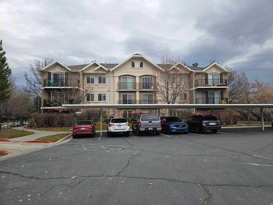 This is a main floor condo, which means no stairs. This condo is very private and is located in the Eastern section of the complex. Note that county records show the square footage to be 1,182 square feet; while owner has been using 1,250 square feet. Parking is a carport (#3) with open spaces for other vehicles or visitors.  Amenities include a Pool, club house, work out gym and a picnic area. Included appliances are dish washer, refrigerator and microwave.