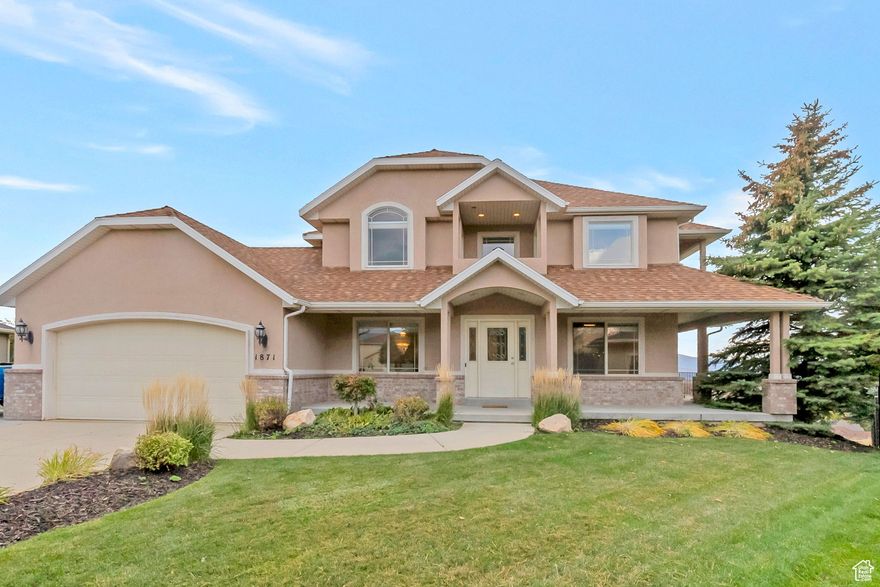 Welcome Home! Having one of the highest highest homes in Suncrest with perfect facing and orientation has its advantages...Views, Views, Views! Your new home has 360 views of the Utah and Salt Lake counties and the stunning mountains towering over them. From the front of your home watch the sunrise over Mt.Timpanogos, Lone Peak, Mt.Olympus or Twin Peaks. In the evening relax on the deck watching the sunset with views of Utah County and Utah Lake to Salt Lake County up north to downtown and beyond. Walking inside your new home has a perfect layout with a formal family room or home office, a formal dining room, staircase to the 4 bedrooms upstairs, a kitchen with and open layout to a giant living room with views of the valleys. Upstairs your relaxing master bedroom delivers views of the valleys below with a walk-in closet, a separate shower and jetted tub. You also have a private covered balcony looking out north towards SLC valley. 3 other large bedrooms are upstairs with two having a jack and Jill covered balcony. Your basement is set up with a one-bedroom accessory apartment, mil with a full kitchen laundry room walking out under the deck with views of both valleys. Basement has giant storage room under porch. Come see your new to you home today!