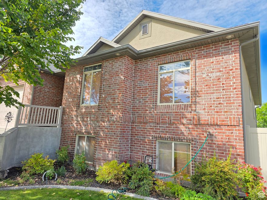 Stunning 5 Bedroom brick home with valley views and Solar efficiency! This residence offers the perfect combination of comfort, efficiency and charm. Situated in a desirable neighborhood, the home boasts breathtaking views of the valley. Inside, you will find rich hardwood doors and quality finishes that show off the craftsmanship.  Spacious living and dining areas flow seamlessly, making it ideal for both everyday living and entertaining guests. The home is wired with CAT  6 Ethernet wiring as well as wiring for whole house surround sound.  Two water heaters means enough for you and guests. The fruit trees are bearing tasty Apricots, plums and peaches. Be sure to check out the 15'X20' spacious shed with many 220 V outlets. Sellers are offering a $4000 carpet allowance with a full price offer. Choose your own color and style. Square foot measurements provided as a courtesy. Buyers advised to obtain independent measurements.