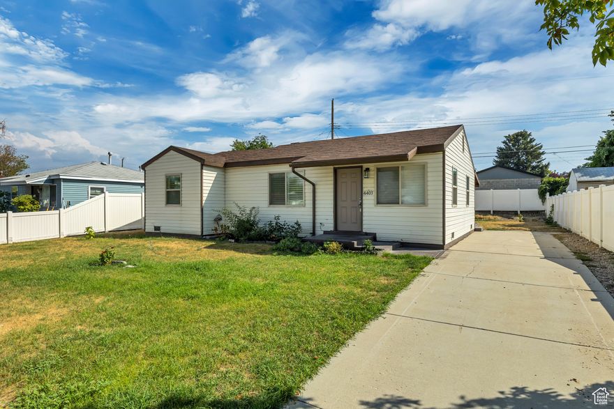 This adorable single level home has just been beautifully updated and is move in ready! Featuring a spacious kitchen perfect for cooking and entertaining, 3 comfortable bedrooms, and a back deck ideal for relaxing evenings, this home offers both charm and function. Also down the street from schools! The property includes a handy shed for extra storage and a fully fenced yard that wraps around the entire lot, including the front yard! Perfect for pets, play, and privacy. A cozy, convenient home with thoughtful updates and outdoor space you'll love! VACANT AND EASY TO SHOW!
