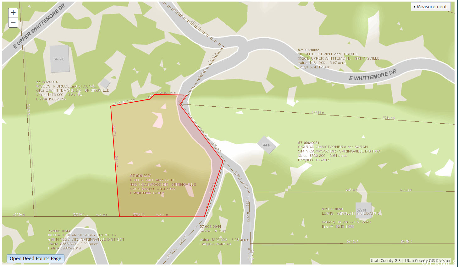 UPPER WHITTEMORE - Land