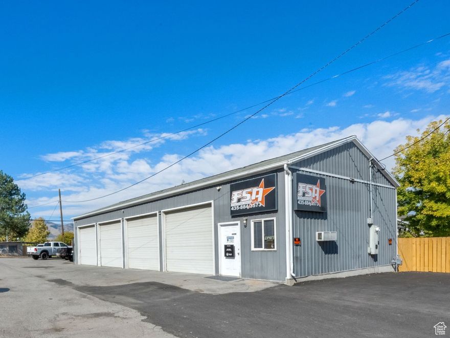 What an amazing and unique opportunity to own a profitable and successful mechanic shop in Grantsville, UT. This establishment has been going strong for 20+ years and has a name you can rely on. With 4 bays, 3 hoists, and a full staff, you'll have everything you need to keep this business going. What makes this opportunity unique is the darling 2 bd/1 bath home that sits on the large accommodating lot. With 1,869 sq ft, this home built in 1962, is an excellent investment property and is currently being rented. It only adds to the already positive revenue coming in from the mechanic shop. The sky is the limit!