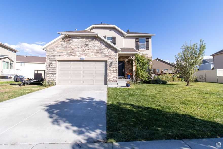 Welcome to this stunning 4-bedroom, 2.5-bath home offering a bright and open floor plan perfect for both entertaining and everyday living. The expansive layout includes a large living area that flows seamlessly into the dining space and kitchen, creating an inviting atmosphere filled with natural light. The serene primary suite features a generous walk-in closet and a private en-suite bath, providing the perfect retreat at the end of the day. Each additional bedroom offers comfort and flexibility, ideal for family, guests, or a home office. Enjoy a spacious backyard featuring a cozy firepit for gatherings and a versatile shed for storage or hobbies. Set in a calm and peaceful neighborhood, this home combines space, style, and tranquility-ready for you to move in and make it your own.   Square footage figures are provided as a courtesy estimate only and were obtained from county records .  Buyer is advised to obtain an independent measurement.