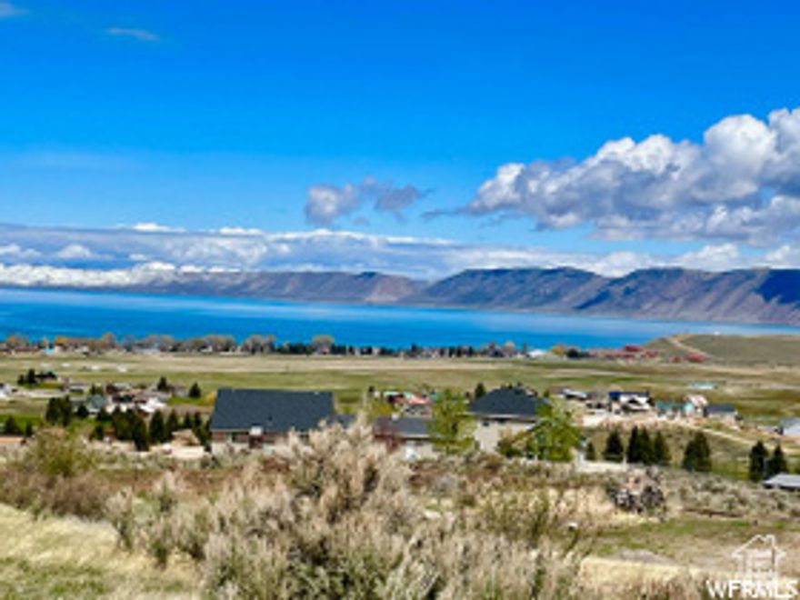 Looking for a lot with fantastic views of Bear Lake, here it is. Mountain views, lake views, In an area where short term rental is ok, build your dream cabin, rent it out and make it all a reality. Bear Lake has been discovered, you'll be glad you did.
