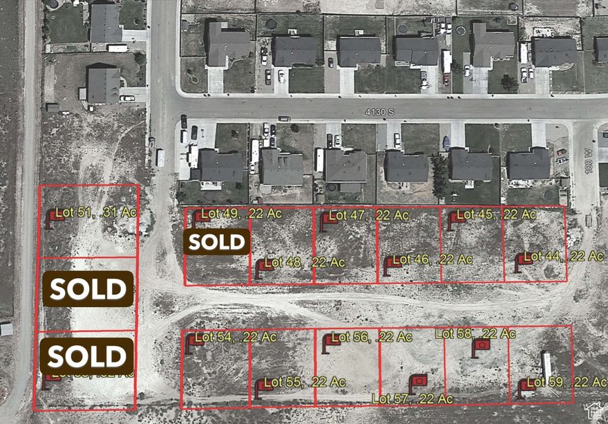 Wonderful Opportunity for a new development.  Lots are priced to sell. This is part of Phase 3 - South Ridge Estates. It includes 12 lots.  The listing includes the water connection / meter which will be paid to Ashley Valley Water and Sewer upon recording.  Buyer will be responsible for connecting meter to home.  All other utilities and infrastructure are the responsibility of the buyer.  Contact listing agent for details
