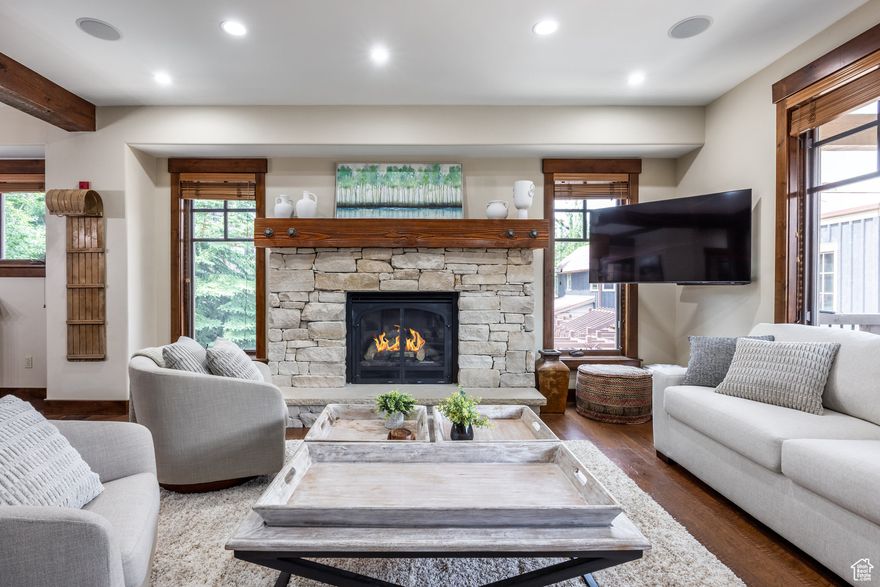 Experience the ultimate Park City adventure in this 3-bedroom, 4-bathroom townhome in the highly sought-after Silver Star community. Just steps from the Silver Star lift, you'll enjoy true ski-in/ski-out access that drops you right onto the Crescent Run-one of Park City Mountain's most popular trails. Classically finished, this home showcases an open floor plan and gourmet kitchen with Viking appliances, granite countertops and custom wood cabinetry, doors, and base and case. The spacious ensuite bedrooms, that include a bunkroom, and walk in closets, separate tub and shower in the primary suite, are well appointed and cozy. Whether you're carving turns in the winter or hitting the gold-rated biking and hiking trails in the summer, this property puts you in the center of it all. Enjoy a private hot tub, assigned ski locker, heated underground parking, and easy access to the pool and fitness center, plus you're just a short walk to Silver Star Caf and the local bike shop hosting live music and other special events. On the bus route, you are 5 minutes to Old Town Park City with a multitude of dining and shopping options, additionally the Silver Star shuttle service runs through ski season. With great rental potential, abundant year-round amenities, and only 35 minutes to Salt Lake City International Airport, this townhome is your perfect Park City basecamp for weekend getaways, mountain adventures, or a solid investment in one of the most beloved ski communities in Park City!