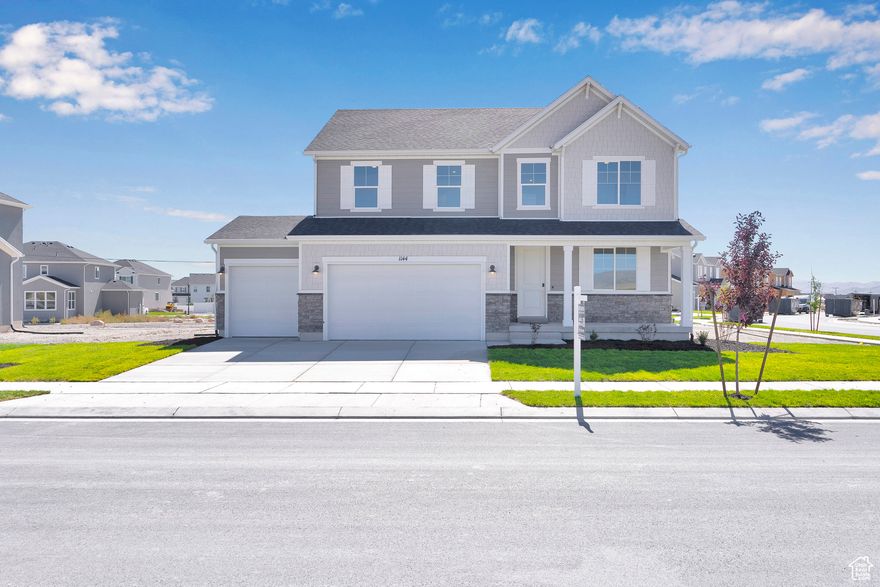RATES AS LOW AS 3.99% 7/6 ARM AND 4.875 30 YR FIXED. RESTRICTIONS APPLY. The highly acclaimed Hemingway plan features a welcoming entryway, 8ft interior doors on the main floor & an adjacent office space with French doors that can be used to suit your needs. At the back of the home, you'll find a great room with a fireplace, a large gourmet kitchen with an expansive island, a walk-in pantry and a large sunroom. Upstairs, you'll find a primary & private bath with a separate tub & shower combo and walk-in closet. The open loft space on the second floor compliments the four other bedrooms for added entertainment & living space. Unfinished basement has 9 f t foundation walls so you don't feel like you are in a basement! Quartz countertops throughout home and LVP flooring on main. Pictures provided are of a Hemingway floor plan and are not a direct representation of home for interior design and colors. Buyer to verify square footage.
