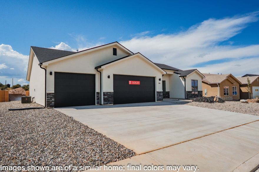 ~NEW LISTING~ New Build with Oversized 4 CAR GARAGE in Old Sorrel Ranch. AMAZON ONE CLICK THIS HOME. This brand new 4 bed, 2 bath home in Cedar City's coveted Old Sorrel Ranch offers the perfect mix of style and function. MOVE IN READY FINISHES: FULL LANDSCAPING AND ENCLOSED BLOCK WALLS/GATES AND MAIN LIVING AREA FURNITURE INCLUDED! Set on a .25-acre lot, the home features premium finishes throughout, a bright open floor plan, and a chef-worthy kitchen. This home has a massive 1,042 sq ft double-deep 3-bay garage perfect for extra vehicles, toys, or a home workshop. Enjoy peaceful neighborhood living with easy access to parks, schools, and shopping. ESTIMATED TO BE COMPLETED BY LATE JANUARY 2026. Contact the listing agent to learn about available buyer incentives!