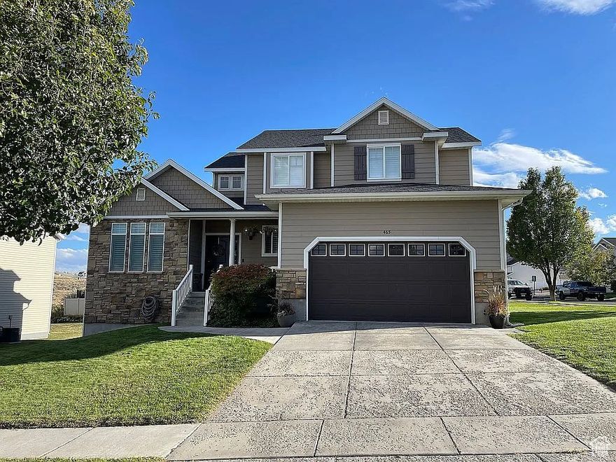 Wonderful home to celebrate the holidays in! Need to relocate. Beautiful home located in the Ashley Heights subdivision. Large master bedroom and bathroom. Large loft. New LPV flooring, new carpet, new paint, updated kitchen, shutters on all the windows. Ground level walk out basement. Can be used for an Airbnb or potential apartment. Finished, painted garage with clear coated floor