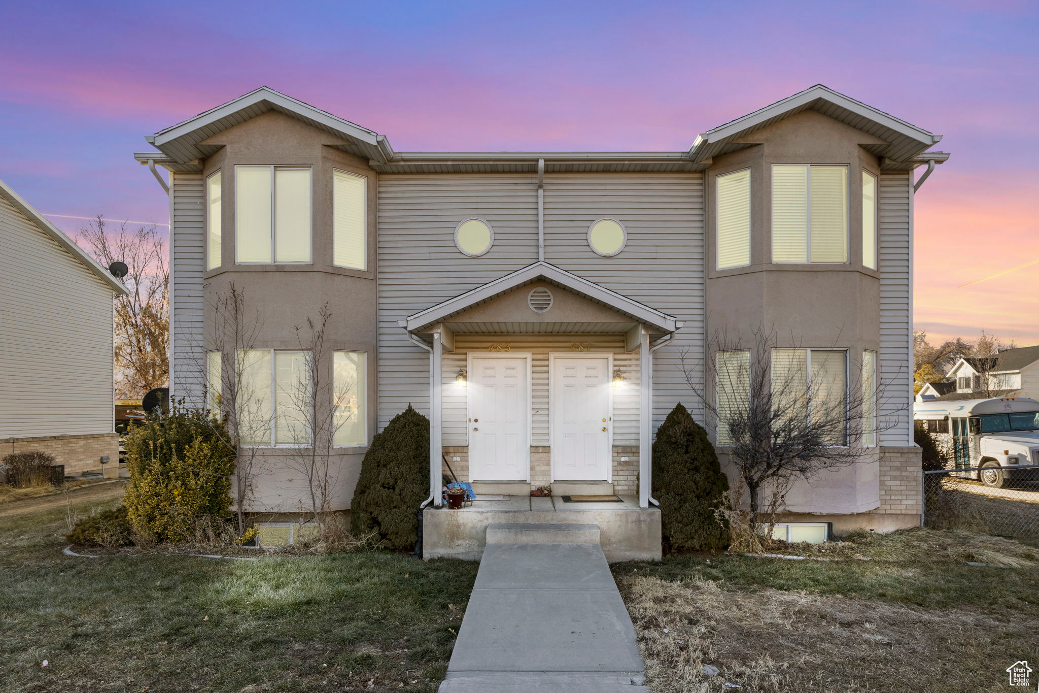 OPEN HOUSE Saturday 2/08/25 from 12-2pm. GREAT opportunity to build your rental portfolio with this fully rented, updated cash flowing duplex. No deferred maintenance here! Seller is also selling the neighboring duplex, 487/489 Wall Avenue. Basement was recently finished making it one of the largest duplexes on the market. Minimum 72 hour notice for showings as it is complicated to coordinate tenant schedules. *Virtual tour is of unit 487, which is very similar except that 481 and 483 both have finished basements.