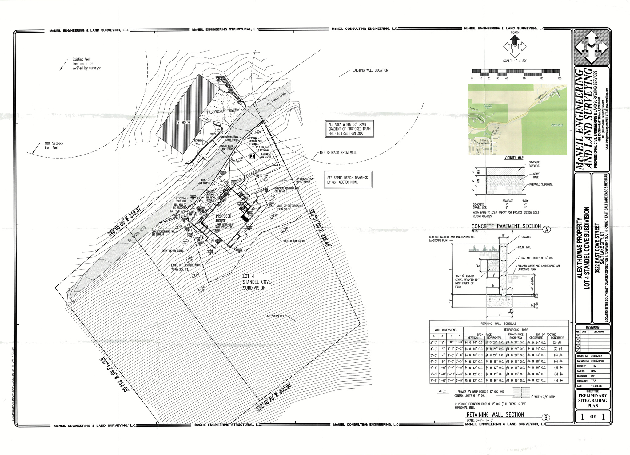 STANDEL COVE SUB - Land