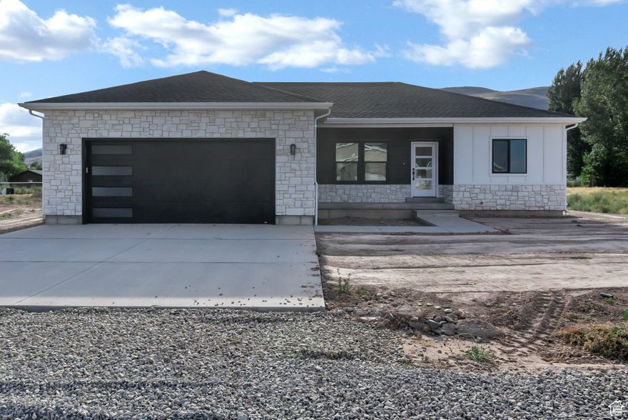 This brand-new custom-built home in Elsinore, Utah offers 1,343 square feet of beautifully designed single-level living. Situated on a spacious 0.50-acre lot, the home features 3 Bedrooms and 2 Bathrooms, with high-quality custom finishes throughout. The home offers an oversized laundry room, beautiful custom cabinetry, and spacious owners suite.  The windows provide stunning views of the nearby mountains, creating a serene and picturesque setting. Outdoor enthusiasts will love the home's close proximity to ATV trails, biking paths, and hiking opportunities. Whether you're looking for a comfortable full-time residence, a vacation getaway, or an investment property, this home offers the perfect blend of modern comfort and outdoor adventure. Don't miss the chance to own a brand-new home in a peaceful, scenic area of Central Utah. *Builder is offering $5,000 towards closing cost  when using the builders preferred lender for financing.