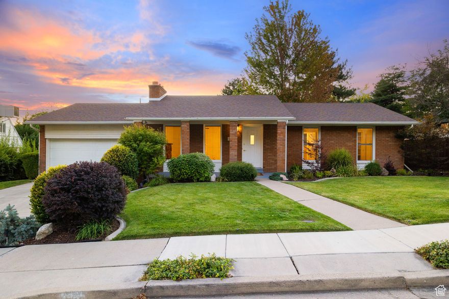 Desirable Edgemont neighborhood in northeast Provo -- just steps away from Quail Orchard Park, Timpview High School and Edgemont Elementary, and only two miles from BYU and LaVell Edwards Stadium. Inside, you'll find a newer roof, updated kitchen appliances, refreshed electrical with a new main panel, new interior paint, newer carpeting, and ample laminate flooring. A convenient mudroom with an upright freezer just off the garage leads into the kitchen. French doors off the dining area open to a pergola-covered deck, perfect for relaxing in the shade while enjoying the beautifully landscaped backyard with fruit trees and a large garden area. The basement features a separate exterior entrance, offering the potential for a mother-in-law apartment, along with a spacious storage room ideal for overflow pantry and temperature-controlled items, plus a large laundry room. The fenced backyard and covered deck create the perfect setting for quiet evenings or entertaining.  Square footage figures are provided as a courtesy estimate only and were obtained from County Records. Buyer is advised to obtain an independent measurement.