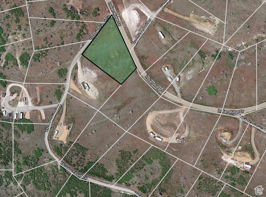 1 acre year-round view lot with a new driveway, RV spot and water payed for and installed. Build your dream cabin or home or have a great recreational getaway. No need to race to and compete for a public camp-spot when you own your own little piece of heaven. About 6000 elevation. Enjoy the starlit nights and abundant wildlife. POA dues are only $10 per month. Power is NOT available at Indian Ridge. Folks use solar for power, septic systems for sewer and propane for gas. POA does not allow livestock or fencing. This area was burned in 2012 in the Wood Hollow Fire so the big trees are gone but the new trees are growing. Map is correct. Picture does not show new driveway.