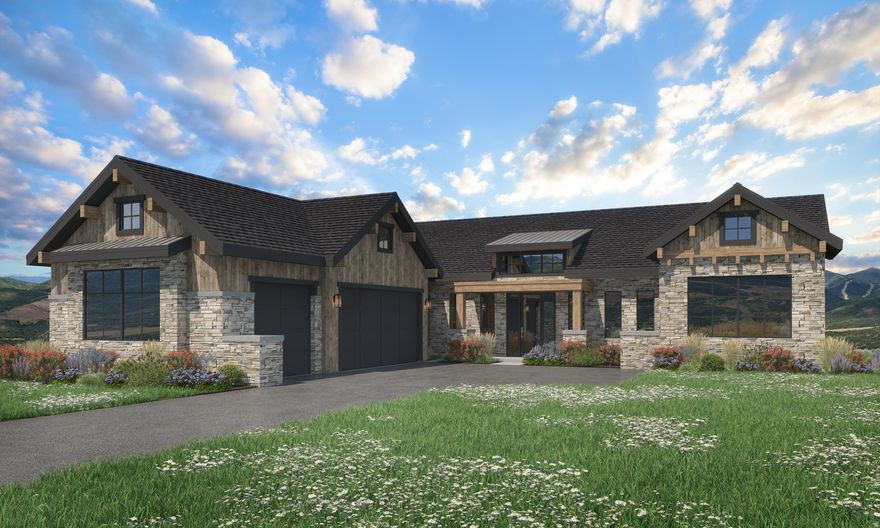 Located on one of Jordanelle Ridge's premier view lots, Lot 233 at The Heights embodies the ultimate Heber Valley lifestyle, where world-class recreation and refined mountain living meet. Wake to sweeping western views of Mt. Timpanogos, North Fields, and Deer Valley's new East Village, then step outside to endless adventure: trailheads for mountain biking and hiking just moments away, blue-ribbon fly fishing on the Provo River minutes down the hill, and year-round Indoor/Outdoor amenities right within the Jordanelle Ridge community. Built by Timberidge Custom Homes, renowned for their precision craftsmanship and timeless design, this residence offers 5 beds, 4 baths, 4,464 square feet of elevated mountain living through the Sundance - Traditional- Floor Plan. (One of five Semi-Custom floorplans). A two-story great room opens to a covered view terrace perfect for entertaining or soaking in golden sunsets. The kitchen blends luxury and function, while the main-level primary suite offers a spa-like retreat with dual closets and private terrace access. Downstairs, the home expands with a spacious recreation area, guest suite, and a three-car garage designed for.