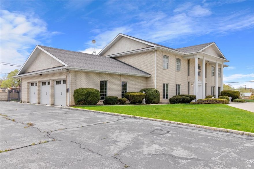 Tired of the hustle and bustle of big city life? Open the door to elegance in this superbly crafted home. Resting on an acre of ground, this home radiates quiet charm & perfect quality. Located in a small rural town at the base of the Manti- La Sall National Forest. Town population is only 3,500 which equals country living at its finest. Top of the line throughout. Home offers 5 large bedrooms 3 bathrooms, formal dining and living room. Unfinished basement plumbed for a bathroom and kitchen as well as 2 fireplaces. Basement is large with three entrances and could be made into an apartment or Airbnb, Carpet is 100% wool and imported from England. Kitchen cabinets are made from hickory with new handles. New windows have been installed at cost of $14,000.  Large parking area on east side of home. The garage is 1140 square feet. Most furnishings/furniture in home are included in sale. Large lot with room for swimming pool, tennis court, pickle ball courts and garden. Very well built and insulated home. Home was built with 10