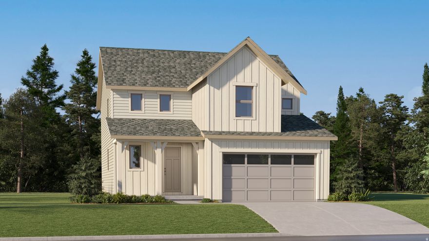 The Valley at Wildflower - 3170 - Pinnacle - Estimated completion in March.   Offering incentives up to $20,000 when financing through Lennar Mortgage.  This home includes 4 bedrooms, 2.5 bathrooms, and 2 car garage. The main floor offers a family room, mudroom, dining area and a kitchen that boasts white cabinets and quartz countertops. Upstairs has four bedrooms, including the luxurious owner's suite with walk-in closet, a convenient laundry room, and master bath suite. Square footage figures are provided as a courtesy estimate only and were obtained from builder. Buyer is advised to obtain an independent measurement. Interior photos are of same style of home but not actual home. Rendering is for illustrative purposes only.