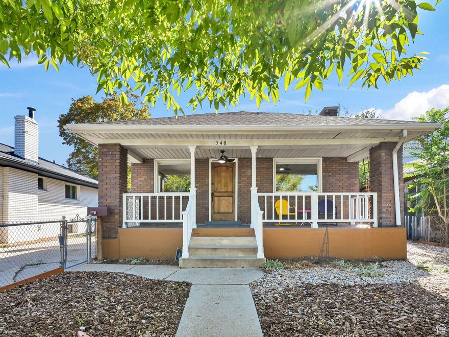 Fabulous Quintessential Sugarhouse Bungalow! Lovingly restored and tastefully and extensively updated by thoughtful, second generation owner. Hard to find open floor plan with large dining area, spacious and stylish, sunny kitchen with newer appliances, main floor laundry (units are just 6 months old) and generous full sized beautifully updated bath.  Owner has carefully sourced period specific materials to update, refresh and preserve this absolute GEM. Lucky new owner will enjoy original Red Oak hardwood flooring, updated classic style interior doors, classic vintage hardware, fully restored antique Gum wood mouldings and floor grates, new custom wood front porch railings, and convenient 10x20 detached shed/workshop with extra height and loads of storage and gear space! Extensive mechanical upgrades include: all new electrical, new plumbing with manifold system, all new ABS drain pipes replaced to down to, and including main stack, 5 year old roof with lifetime warranty, and kitchen sink water filtration system! One of the largest lots on the block, this special property has low maintenance fenced front yard with xeriscaping, backyard features raised garden boxes, a large covered patio with gorgeous large shade trees, perennials and plenty of grassy area also comes fully fenced and ready for your pup! Call LA for additional details. Shown by Appt Only- seller requests a 2 hour advance notice for all showings.