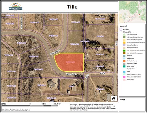 Vacant Land For Sale - 34 Sierra Bella Dr #34<br/> Washington County, Virgin, UT 84779
