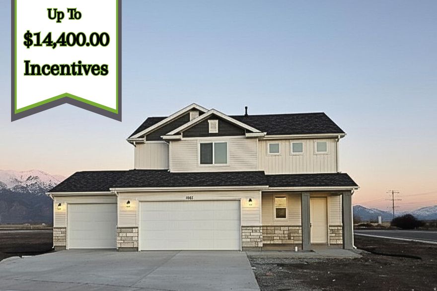 Get ready to say "hello!" to The Stansbury! With 9ft ceilings on the main floor,  4 bedrooms, 2.5 baths,  spacious 3-car garage, soft water system, Stunning quartz countertops, gas range, stylish fixtures throughout, LVP & LVT flooring, and so much more.  The builders' attention to detail is evident throughout the home.  Home is scheduled for completion first of March.   Square footage figures are provided as a courtesy estimate only and were obtained from building plans.  Buyer is advised to obtain an independent measurement.  Taxes are not $1 and are only an estimate.