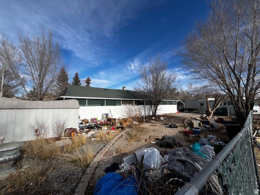 This property won't last long! This home is fixed to its own foundation on .33 acres. The list price of $225,000 was determined by other manufactures in Vernal and is listed AS-IS.