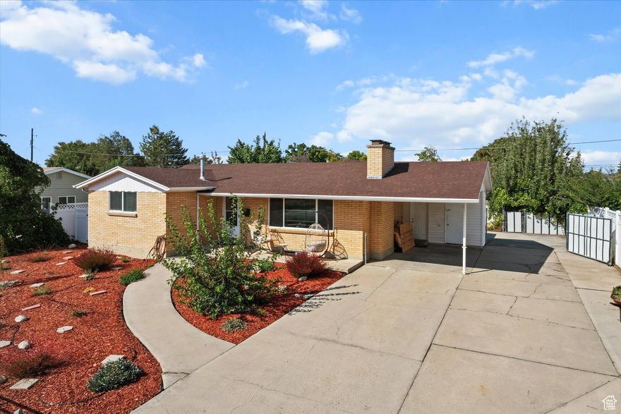 This beautifully updated Midvale home has everything you need-5 bedrooms including a spacious master with fireplace. Enjoy a brand-new kitchen, fresh paint, new LVP flooring, and carpet throughout. South-facing lot with a long RV pad, fully fenced front yard, and low-maintenance landscaping. Home features updated vinyl windows, a reverse osmosis system, and all appliances included. Newer architectural shingled roof (3 years old) adds peace of mind. A perfect family home in a convenient location! Minutes from I-15 & Fashion Place Mall.